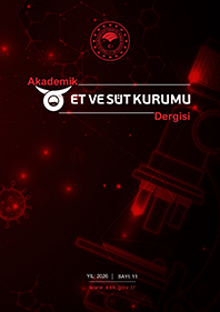 Akademik Et ve Süt Kurumu Dergisi Kapak (ön)